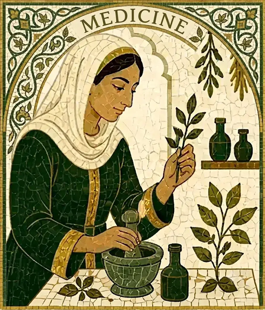 Illustrated scene for ‘Aishah bint al-Jayyar